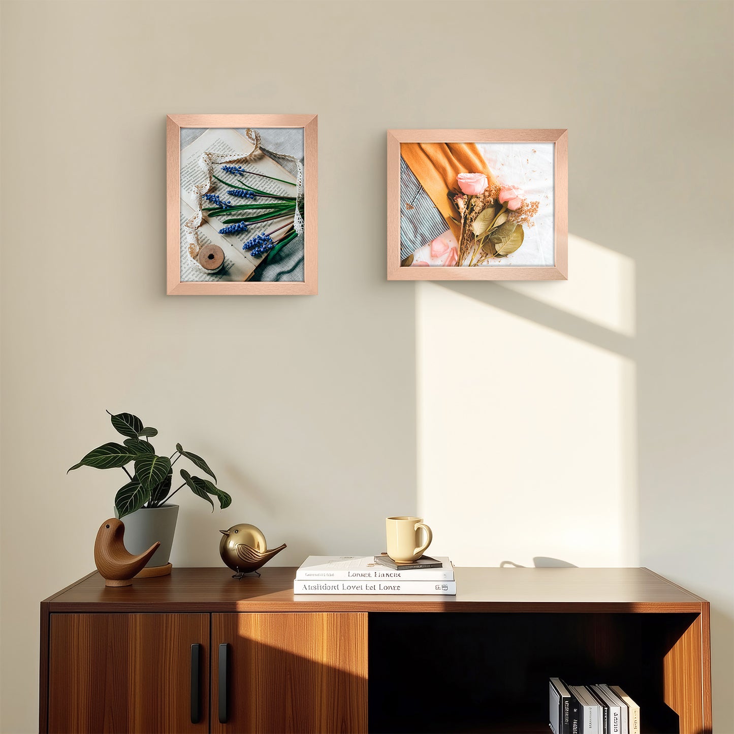 Clearance 8x10 Picture Frames Displays 5x7 Photo Rose Gold (18 Pack)