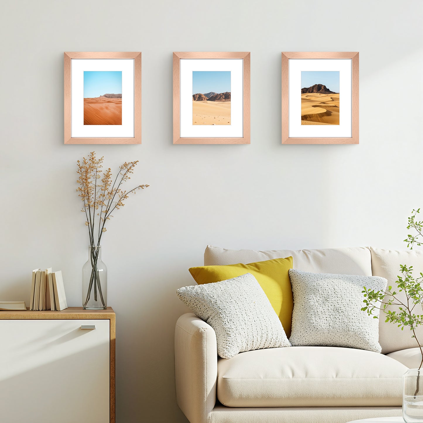 Clearance 8x10 Rose Gold Picture Frames Display 5x7 Photo (18 Pack)
