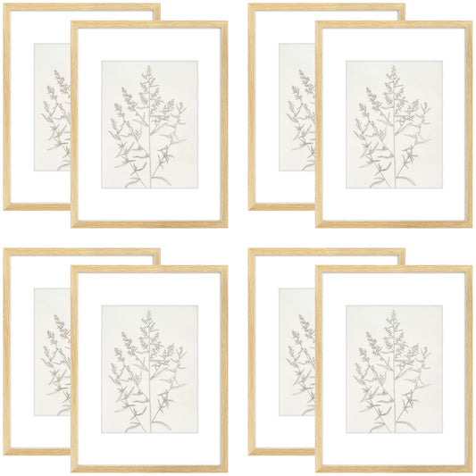 Frametory,12x16 Picture Frames For 8.5x11 Photos (8 Pack)