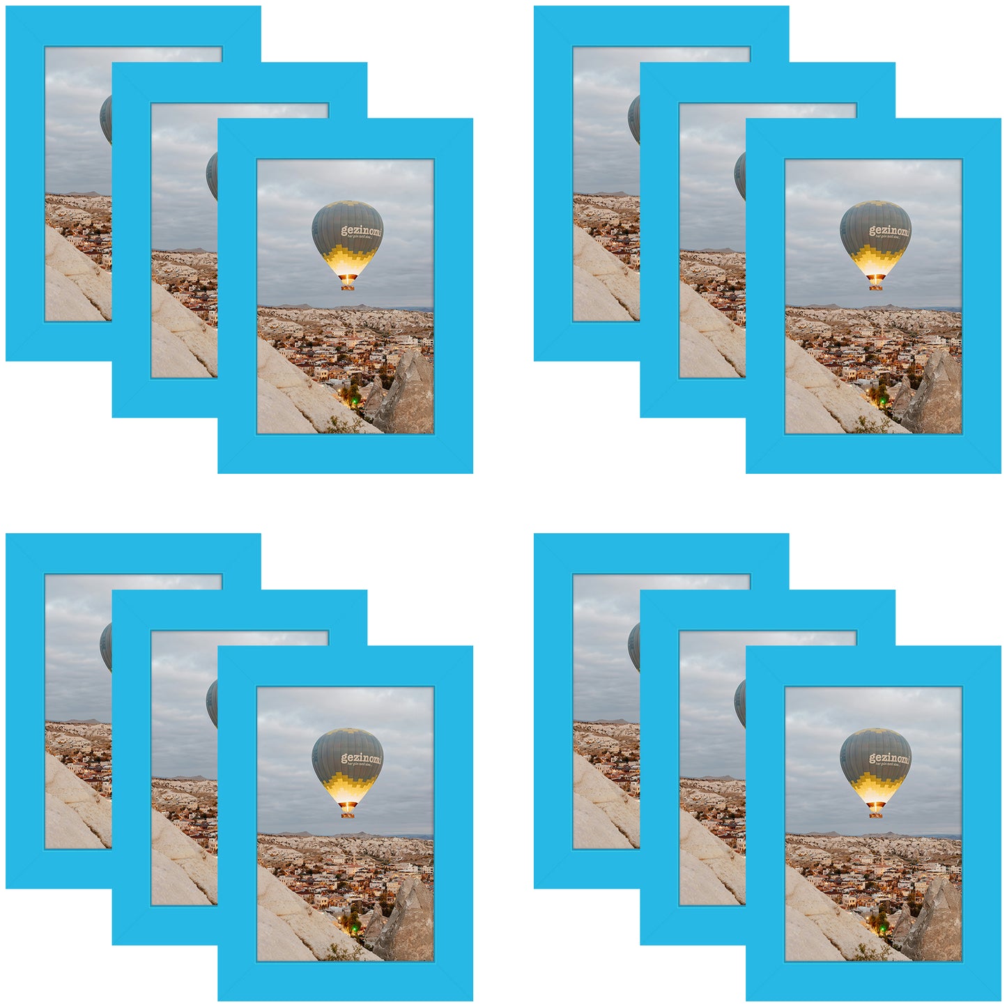 Frametory,4x6 Picture Frame With Real Glass (12 Pack)