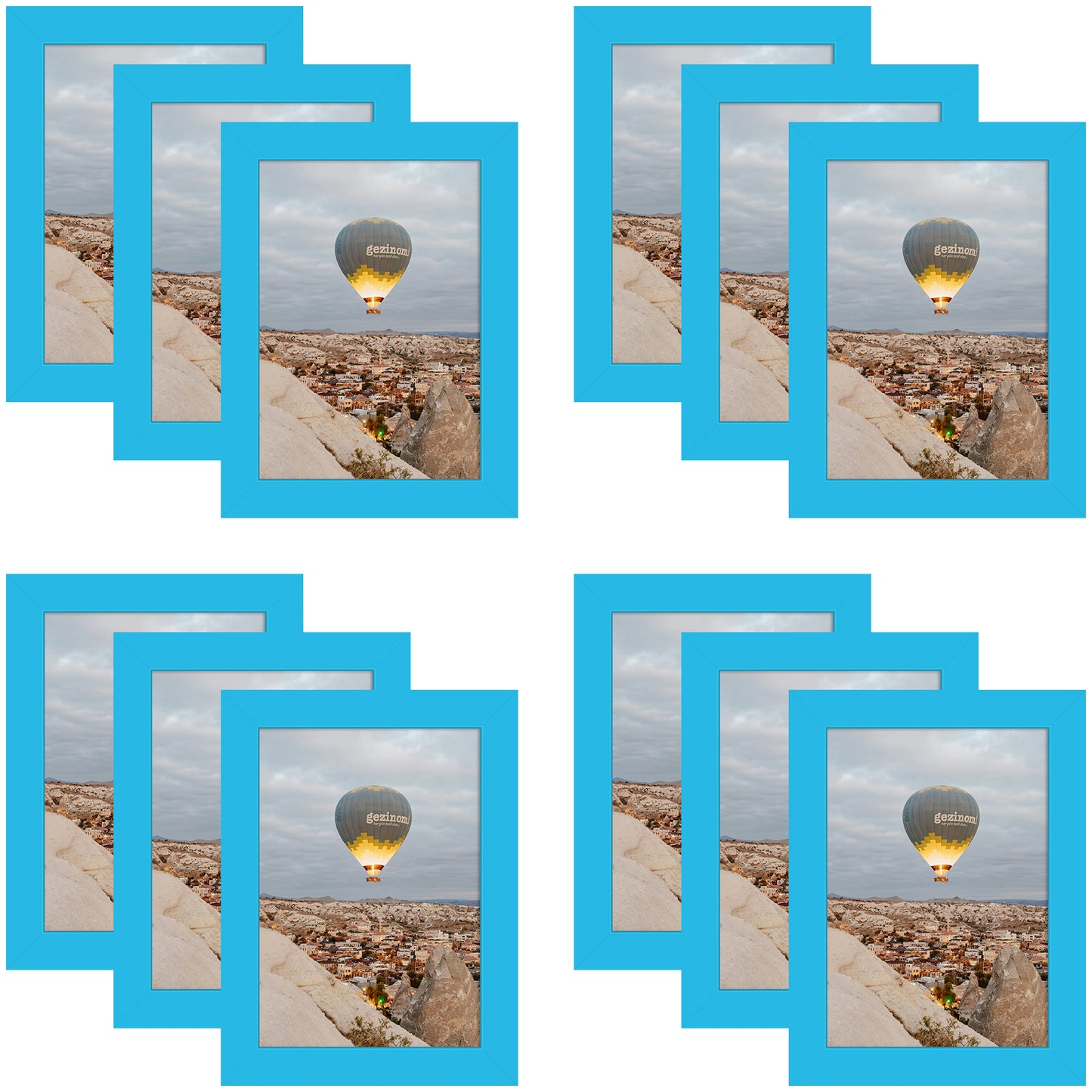 Frametory,5x7 Picture Frame With Real Glass (12 Pack)