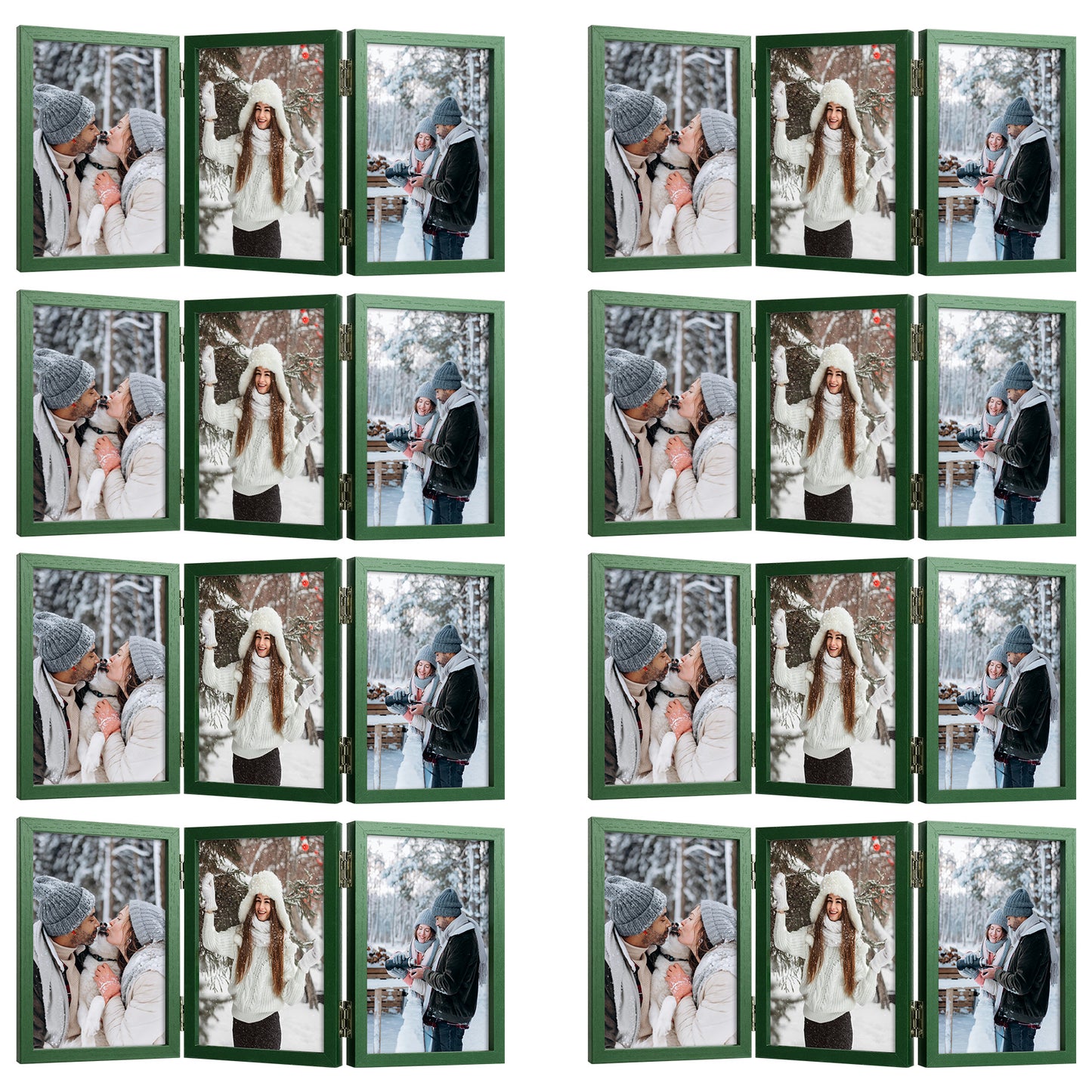 Frametory,4x6 Three Picture Frame (8 Pack)