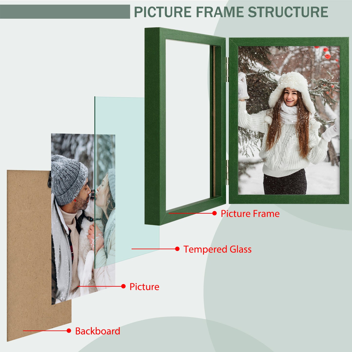 5x7 Double Picture Frame