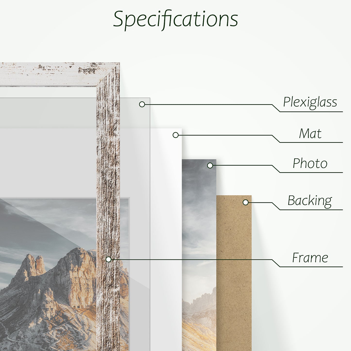 Clearance, 9x12 Rustic White Picture Frames for 6x8 Photos (16 Pack)